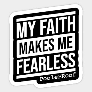 Fearless Faith Sticker